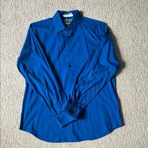 Men's Blue Dress Shirt